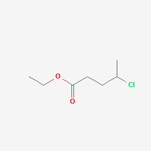 ETHYL 4-CHLOROPENTANOATE structure, CAS 41869-16-3