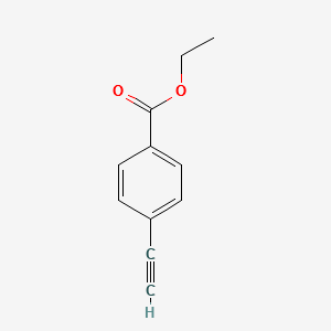 ETHYL 4-ETHYNYLBENZOATE structure, CAS 10602-03-6