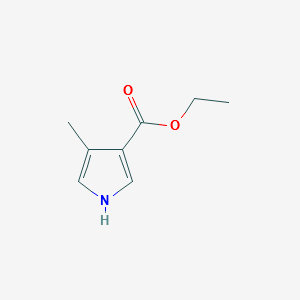 ETHYL 4-METHYL-1H-PYRROLE-3-CARBOXYLATE structure, CAS 2199-49-7