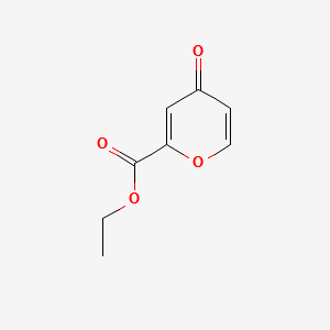 ETHYL 4-OXO-4H-PYRAN-2-CARBOXYLATE structure, CAS 1551-45-7