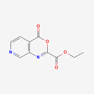 ETHYL 4-OXO-4H-PYRIDO[3,4-D][1,3]OXAZINE-2-CARBOXYLATE structure, CAS 1029419-85-9