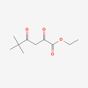 ETHYL 5,5-DIMETHYL-2,4-DIOXOHEXANOATE structure, CAS 13395-36-3