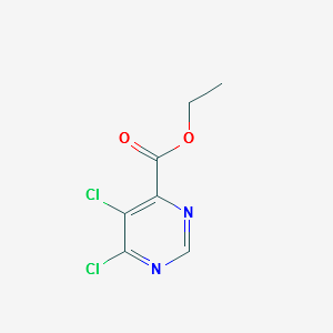 ETHYL 5,6-DICHLOROPYRIMIDINE-4-CARBOXYLATE structure, CAS 1097250-57-1