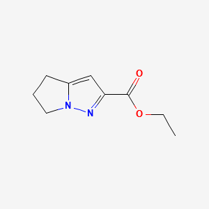ETHYL 5,6-DIHYDRO-4H-PYRROLO[1,2-B]PYRAZOLE-2-CARBOXYLATE structure, CAS 86477-09-0