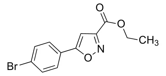 ETHYL 5-(4-BROMOPHENYL)ISOXAZOLE-3-CARBOXYLATE structure, CAS 33277-15-5