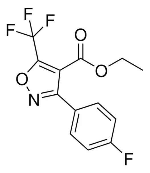 ETHYL 5-(4-FLUOROPHENYL)ISOXAZOLE-3-CARBOXYLATE structure, CAS 377052-00-1
