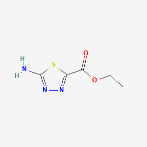 ETHYL 5-AMINO-1,3,4-THIADIAZOLE-2-CARBOXYLATE structure, CAS 64837-53-2