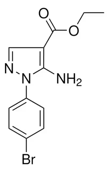 ETHYL 5-AMINO-1-(4-BROMOPHENYL)-1H-PYRAZOLE-4-CARBOXYLATE structure, CAS 138907-71-8