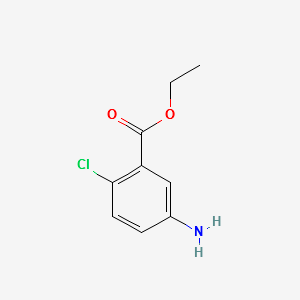 ETHYL 5-AMINO-2-CHLOROBENZOATE structure, CAS 64401-55-4