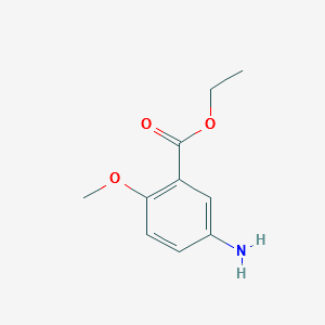 ETHYL 5-AMINO-2-METHOXYBENZOATE structure, CAS 301666-04-6
