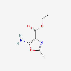 ETHYL 5-AMINO-2-METHYLOXAZOLE-4-CARBOXYLATE structure, CAS 3357-54-8