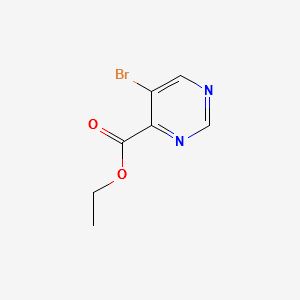 ETHYL 5-BROMO-4-PYRIMIDINECARBOXYLATE structure, CAS 64224-59-5