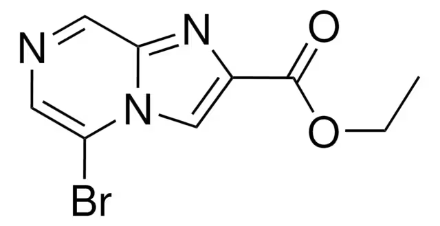 ETHYL 5-BROMOIMIDAZO[1,2-A]PYRAZINE-2-CARBOXYLATE structure, CAS 87597-27-1