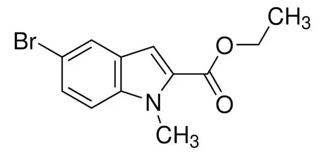 ETHYL 5-CHLORO-1-METHYL-1H-INDOLE-2-CARBOXYLATE structure, CAS 59908-53-1