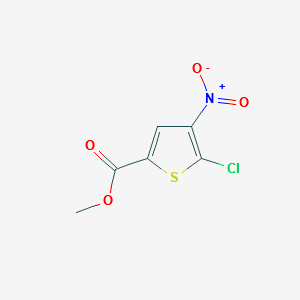 ETHYL 5-CHLORO-4-NITROTHIOPHENE-2-CARBOXYLATE structure, CAS 57800-76-7