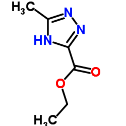 ETHYL 5-METHYL-4H-1,2,4-TRIAZOLE-3-CARBOXYLATE structure, CAS 40253-47-2