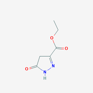 ETHYL 5-OXO-4,5-DIHYDRO-1H-PYRAZOLE-3-CARBOXYLATE structure, CAS 58607-90-2