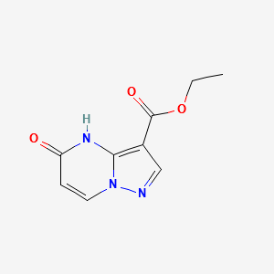 ETHYL 5-OXO-4,5-DIHYDROPYRAZOLO[1,5-A]PYRIMIDINE-3-CARBOXYLATE structure, CAS 926663-00-5
