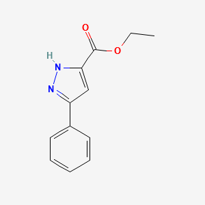 ETHYL 5-PHENYL-1H-PYRAZOLE-3-CARBOXYLATE structure, CAS 5932-30-9