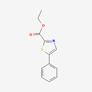 ETHYL 5-PHENYLTHIAZOLE-2-CARBOXYLATE structure, CAS 58333-72-5