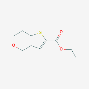 ETHYL 6,7-DIHYDRO-4H-THIENO[3,2-C]PYRAN-2-CARBOXYLATE structure, CAS 623573-71-7