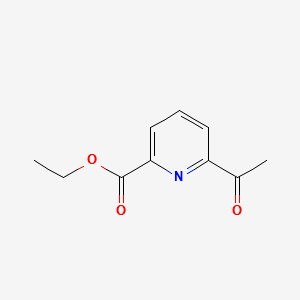 ETHYL 6-ACETYLPYRIDINE-2-CARBOXYLATE structure, CAS 114578-70-0