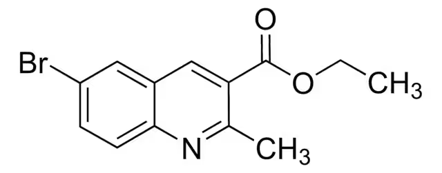 ETHYL 6-BROMO-2-METHYLQUINOLINE-3-CARBOXYLATE structure, CAS 948289-14-3