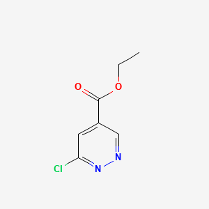 ETHYL 6-CHLOROPYRIDAZINE-4-CARBOXYLATE structure, CAS 612834-90-9