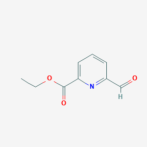 ETHYL 6-FORMYLPICOLINATE structure, CAS 21908-10-1