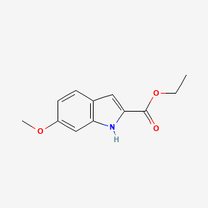 ETHYL 6-METHOXY-1H-INDOLE-2-CARBOXYLATE structure, CAS 15050-04-1