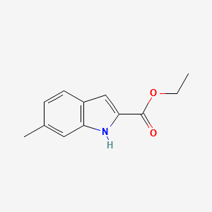 ETHYL 6-METHYL-1H-INDOLE-2-CARBOXYLATE structure, CAS 16732-81-3