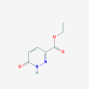 ETHYL 6-OXO-1,6-DIHYDROPYRIDAZINE-3-CARBOXYLATE structure, CAS 63001-81-0