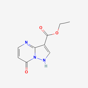 ETHYL 7-OXO-1,7-DIHYDROPYRAZOLO[1,5-A]PYRIMIDINE-3-CARBOXYLATE structure, CAS 1026750-09-3