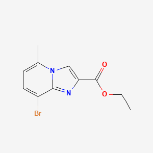 ETHYL 8-BROMO-5-METHYLIMIDAZO[1,2-A]PYRIDINE-2-CARBOXYLATE structure, CAS 135995-45-8
