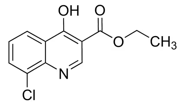 ETHYL 8-CHLORO-4-HYDROXYQUINOLINE-3-CARBOXYLATE structure, CAS 73987-37-8