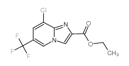 ETHYL 8-CHLORO-6-(TRIFLUOROMETHYL)IMIDAZO[1,2-A]PYRIDINE-2-CARBOXYLATE structure, CAS 353258-31-8