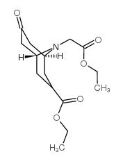 ETHYL 9-(2-ETHOXY-2-OXOETHYL)-7-OXO-9-AZABICYCLO[3.3.1]NONANE-3-CARBOXYLATE structure, CAS 115956-03-1