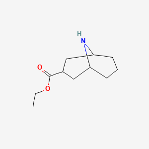 ETHYL 9-AZABICYCLO[3.3.1]NONANE-3-CARBOXYLATE structure, CAS 141379-91-1