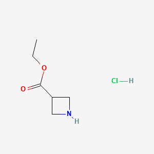 ETHYL AZETIDINE-3-CARBOXYLATE HYDROCHLORIDE structure, CAS 405090-31-5
