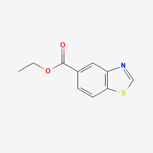 ETHYL BENZO[D]THIAZOLE-5-CARBOXYLATE structure, CAS 103261-70-7