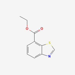 ETHYL BENZO[D]THIAZOLE-7-CARBOXYLATE structure, CAS 677304-90-4