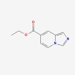 ETHYL IMIDAZO[1,5-A]PYRIDINE-7-CARBOXYLATE structure, CAS 518979-75-4