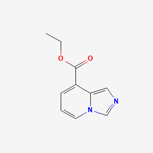 ETHYL IMIDAZO[1,5-A]PYRIDINE-8-CARBOXYLATE structure, CAS 697739-12-1