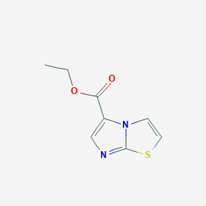 ETHYL IMIDAZO[2,1-B]THIAZOLE-5-CARBOXYLATE structure, CAS 349480-83-7