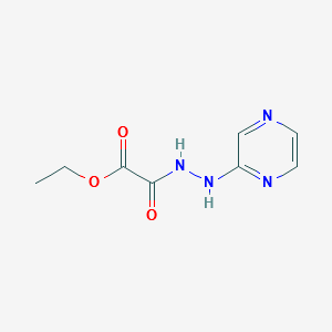 ETHYL OXO-(N'-PYRAZIN-2-YL-HYDRAZINO)ACETATE structure, CAS 723286-66-6