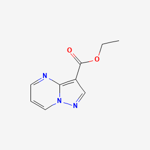 ETHYL PYRAZOLO[1,5-A]PYRIMIDINE-3-CARBOXYLATE structure, CAS 115932-00-8