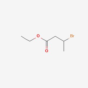 ETHYL-3-BROMOBUTYRATE structure, CAS 7425-49-2