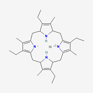 ETIOPORPHYRININICKEL structure, CAS 14055-19-7