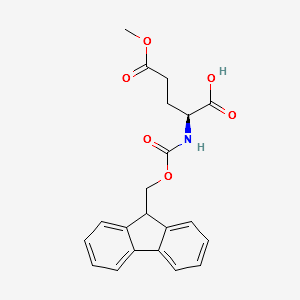 FMOC-GLU(OME)-OH structure, CAS 145038-50-2