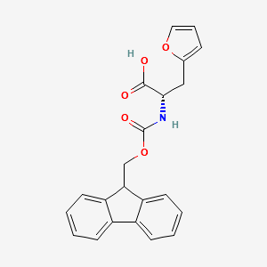 FMOC-L-2-FURYLALANINE structure, CAS 159611-02-6